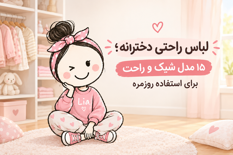 لباس راحتی دخترانه؛ 15 مدل شیک و راحت برای استفاده روزمره